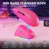 ATTACK SHARK G3 PRO Tri-Mode Wireless Gaming Mouse Berry Red with RGB Charging Dock